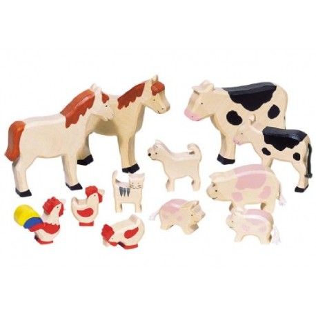 GoKi Wooden Farm Animals