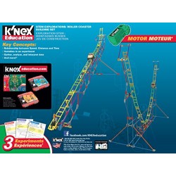 K'NEX Education STEM Explorations Roller Coaster Building Set for Ages 8+ Construction Education Toy, 546 Pieces