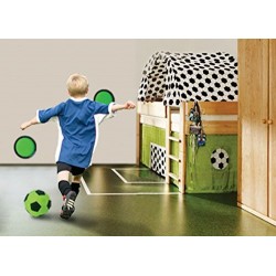 My Mini Golf Kids' Kick and Stick Indoor Football Target Game, Green, Small