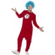 Smiffy's Unisex Official Dr Seuss Thing 1 Or Thing 2 Costume (Large)