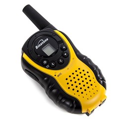 Binatone Latitude 100 Black/Yellow Twin Pack Walkie Talkie With Upto 3 km Range