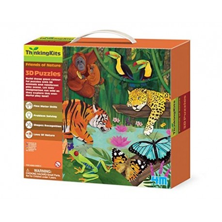 4M Rainforest 3D Floor Puzzles