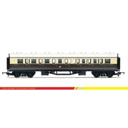 Hornby 00 Gauge RailRoad GWR Composite Coach Model