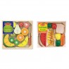 Melissa & Doug Cutting Fruit Playset and Cutting Food Box Bundle