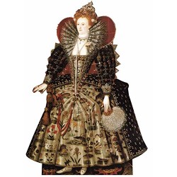 Star Cutouts Cut Out of Queen Elizabeth I