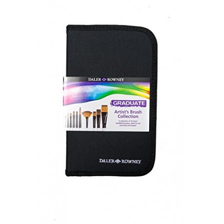 Daler Rowney Graduate Short Zip Case 10 Brushes