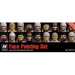 Vallejo Model Color Faces Painting Acrylic Paint Set