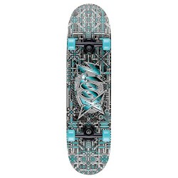 Xootz Kids Industrial Complete Beginners Double Kick Trick Skateboard Maple Deck