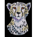 sequin art 1605 Snowy Cheetah Crafy Kit