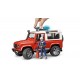 Bruder 2596 Land Rover Station Wagon Fire Department Vehicle Toy with Fireman