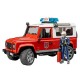 Bruder 2596 Land Rover Station Wagon Fire Department Vehicle Toy with Fireman