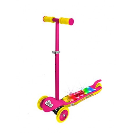 OZBOZZ SV13942 Light Burst Scooter, Pink and Yellow