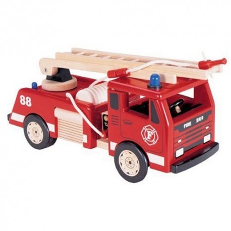 Pintoy Wooden Fire Engine