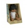 Miniland Miniland31158 38 cm Hispanic Girl Doll with Underwear in Box