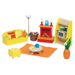 GoKi Wooden Doll's House Living Room