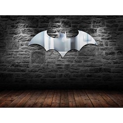 DC Comics Batman Logo Mirror, Clear