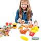 Mamatoy MMA08000 – Funnytoy Dinner’s ready!, 100 assorted plastic play food