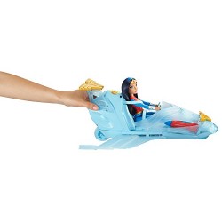 DC Comics DYN05 Super Hero Girls Wonder Woman and Invisible Jet Dolls