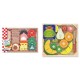 Melissa & Doug Wooden Sandwich Making Set & Wooden Cutting Fruit Bundle