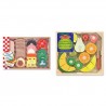 Melissa & Doug Wooden Sandwich Making Set & Wooden Cutting Fruit Bundle