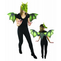 P 'tit clown 16391 Set with Dragon Wings 40 x 95 cm + Mask, One Size