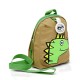 Zip & Zoe Mini Rucksack with Reins Children's Backpack, 25 cm,Green, Dylan Dino Face