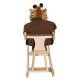 HOMCOM Animal Rocking Ride on Toy Chair for Kids with 32 Songs (Giraffe)