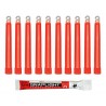 Cyalume SnapLight Red Glow Sticks – 6 Inch Industrial Grade, Ultra Bright Light Sticks with 12 Hour Duration (Pack of 100)