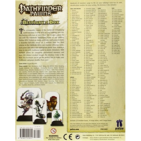 Pathfinder Pawns Bestiary (Box of 3)