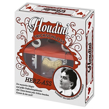 Moses. 92086 Professor Puzzle Houdini Puzzle Lock Ace of Heart Puzzle Box