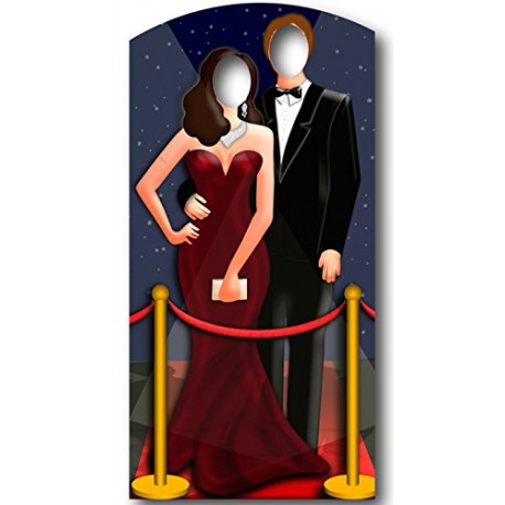 Star Cutouts SC170 Red Carpet Stand in Cardboard Cut Out