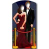 Star Cutouts SC170 Red Carpet Stand in Cardboard Cut Out