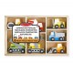 Melissa & Doug Wooden Construction Site Vehicles With Wooden Storage Tray (8 pcs)