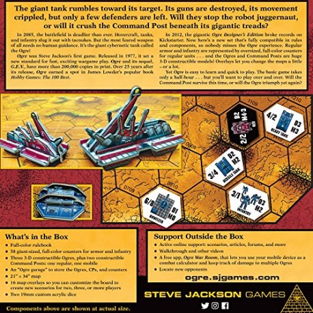 Steve Jackson Games SJG01315 – Ogre 6th Edition Card Game