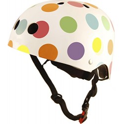 Kiddimoto Kids Pastel Dotty Helmet