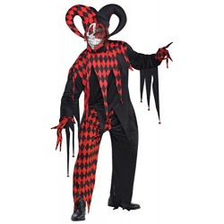 Adults Krazed Jester Costume Plus Size