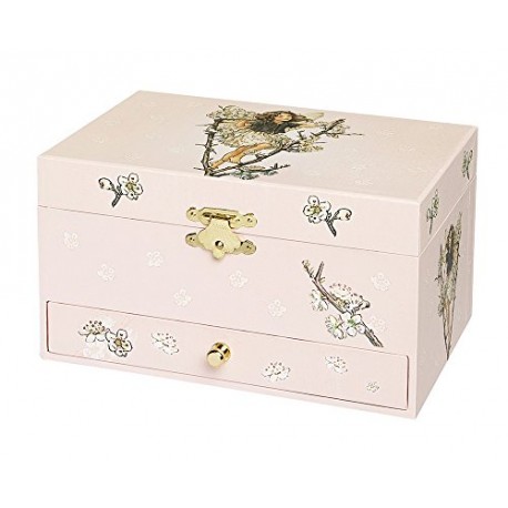 Trousselier Cherry Flower Fairies Musical Jewellery Box