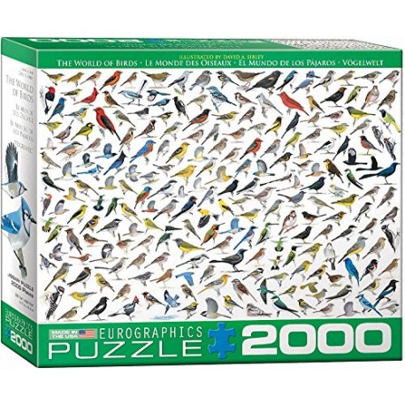 Eurographics The World of Birds by David Sibley Puzzle (2000