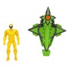 Power Rangers 43572 Ninja Steel Mega Morph Cycle with Yellow Ranger