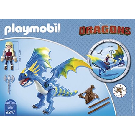 Playmobil 9247 Dreamworks Dragons Astrid and Stormfly, 4