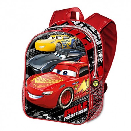 Cars 3 Pole Children's Backpack, 40 cm, Black (Negro)