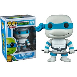 Funko 10077 –  Ninja Turtles Figure, Leonardo Greyscale Variant