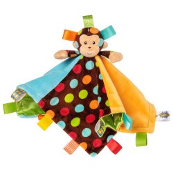 Mary Meyer Taggies Character Blanket Dazzle Dots Monkey Plush Toy