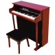 Schoenhut 37 Key Traditional Deluxe Spinet Mahogany (Black)