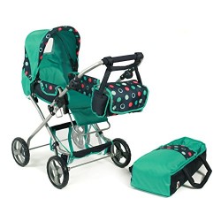 CHIC 2000 Bayer Bambina Combi Dolls Pram (Menta)