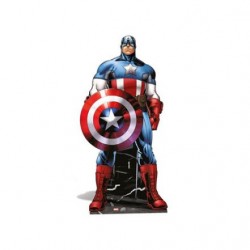 Star Cutouts SC907 Captain America Star Mini Cardboard Cut Out