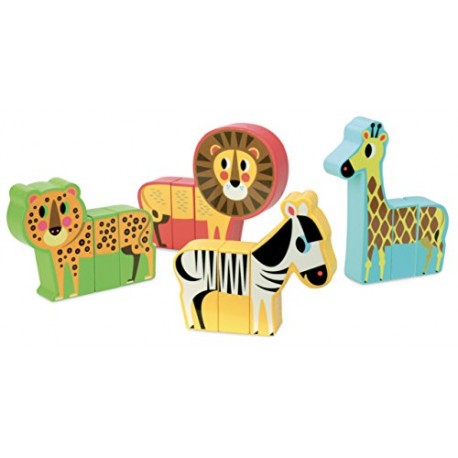 Vilac Vilac7703 Magnetic Savannah Animals Set