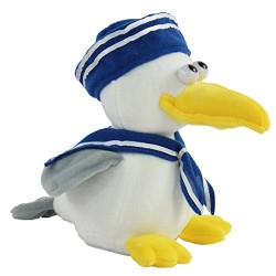 Kögler 75695 – LABER Seagull Sailor that Nachplappert All Plush Toy for Dogs