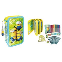 Simba – 86478 – Minions Pencil Case 3 Compartments