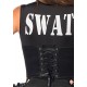 Leg Avenue Deluxe Swat Commander Costume (Small, Black)